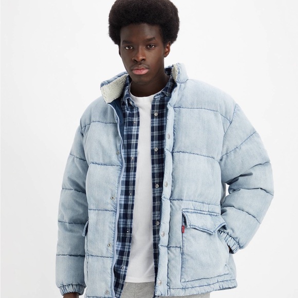 Levis Western Super Puffer Jacket - Picture 1 of 6